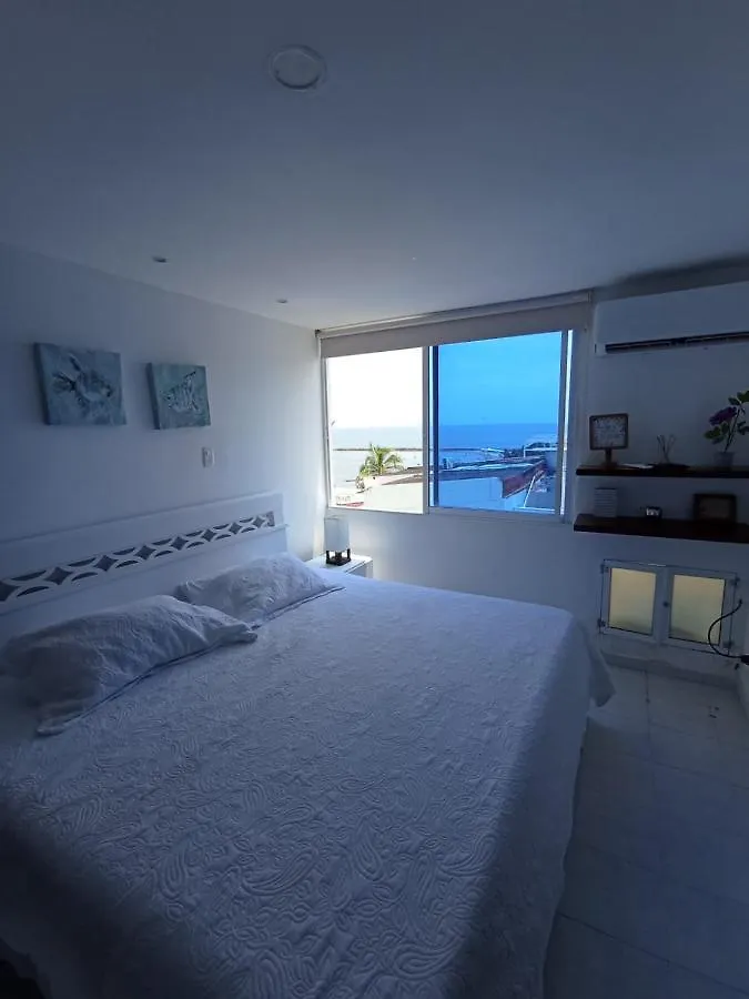 Amazing Ocean View Apartment In El Laguito Cartagena